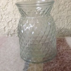 Vintage farmhouse glass vase